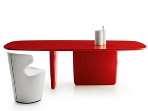 TOBI-ISHI - Lacquered rectangular table _ B&B Italia